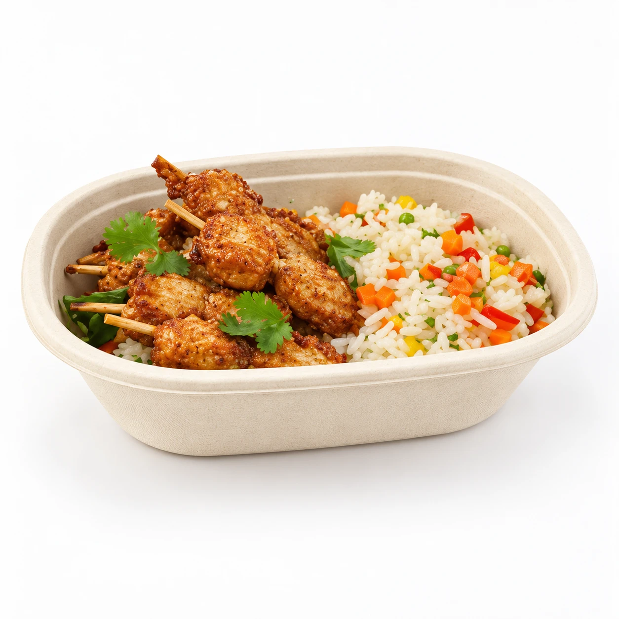 Sabert Oval Eco Street Pulp Bowl PUL18021 620ml - Pack of 300