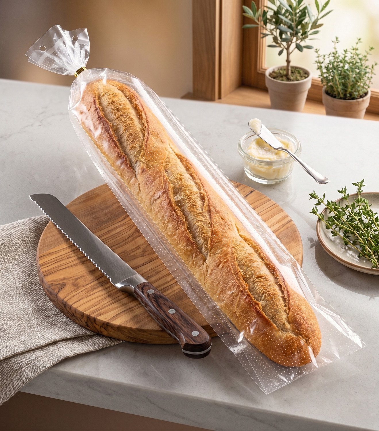 Poly Perforated Bag French Stick - Pack of 2000