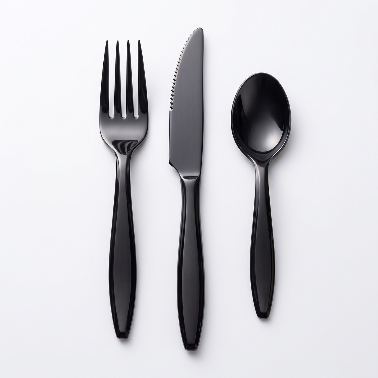 Plastic Black heavy Duty Forks (a pack of 1000)
