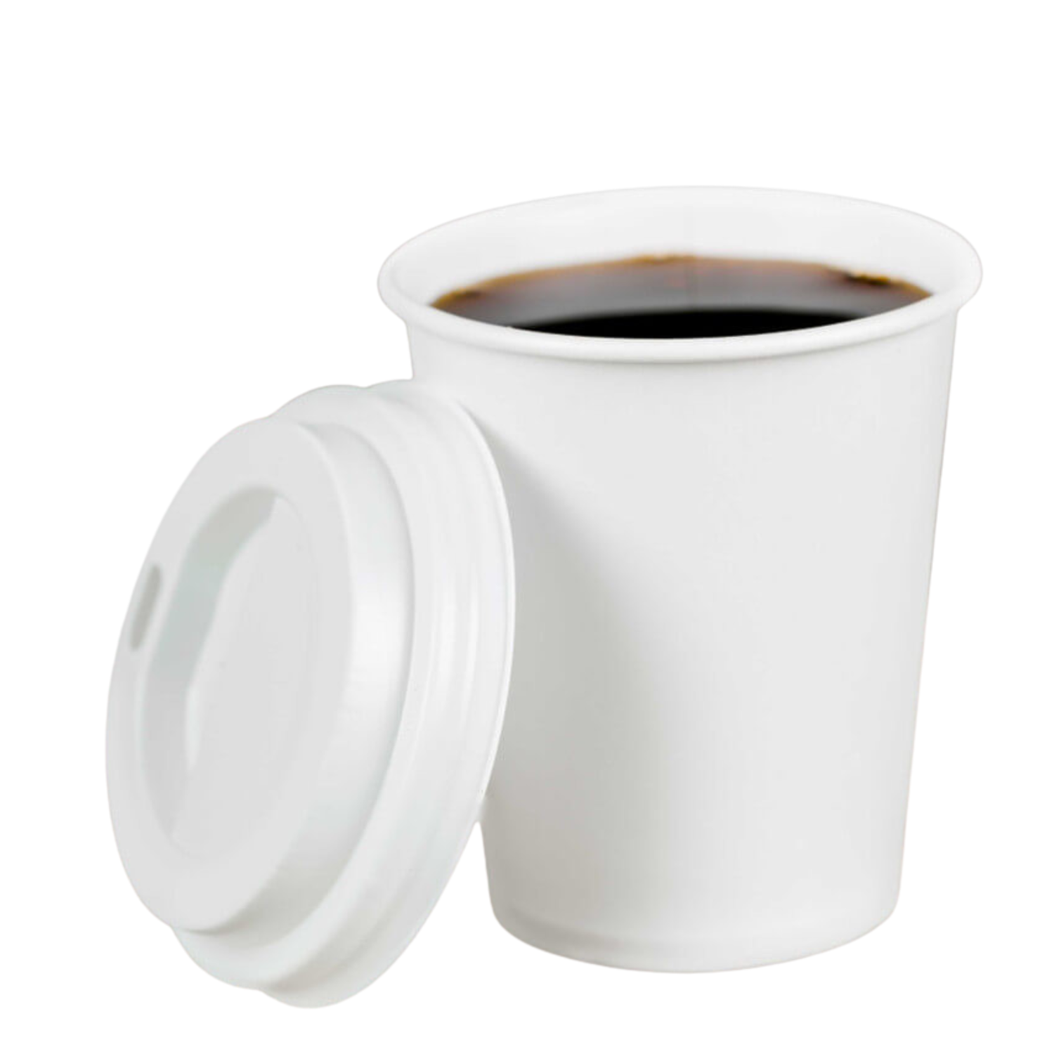 Go-Pak 12oz White Single Wall Paper Takeaway Cups | Pack of 1000