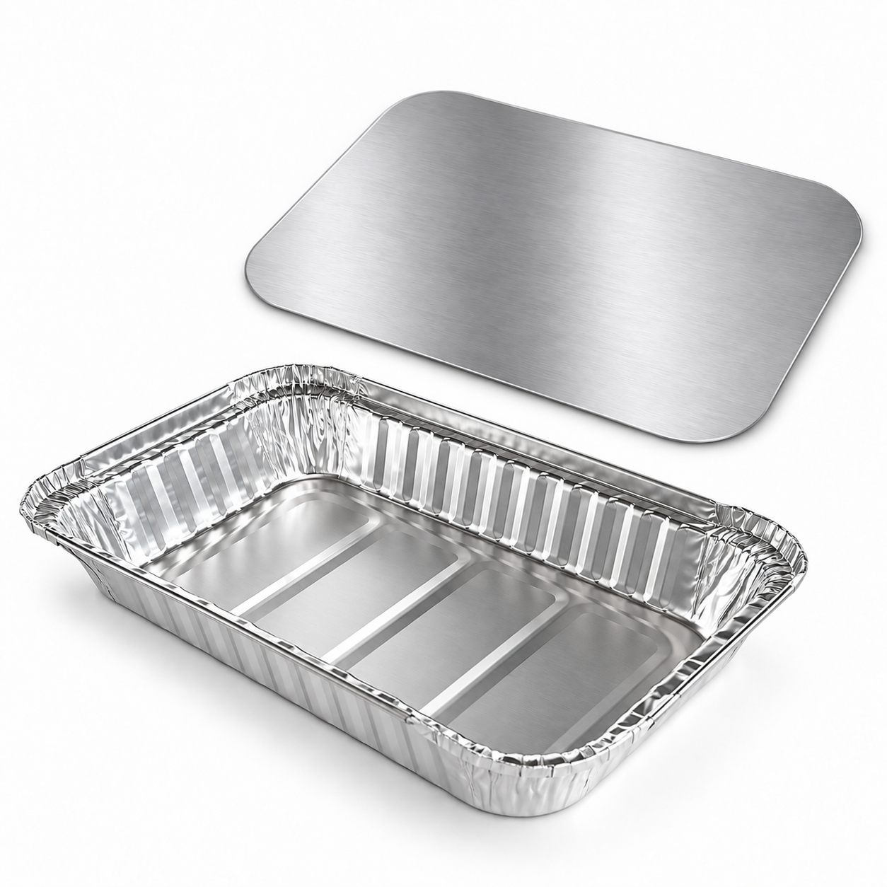 Aluminium Foil Container 6x8.2x1.5" – Pack of 900 