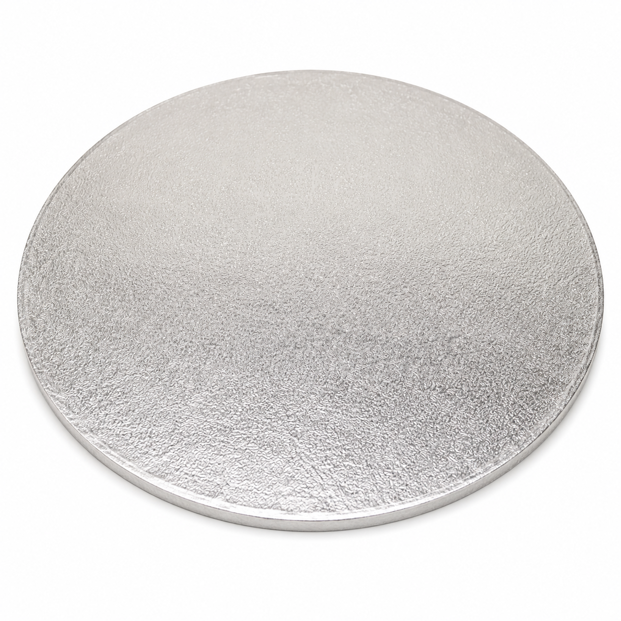 Economy Cake Card Silver Round 8 inch - pack of 100