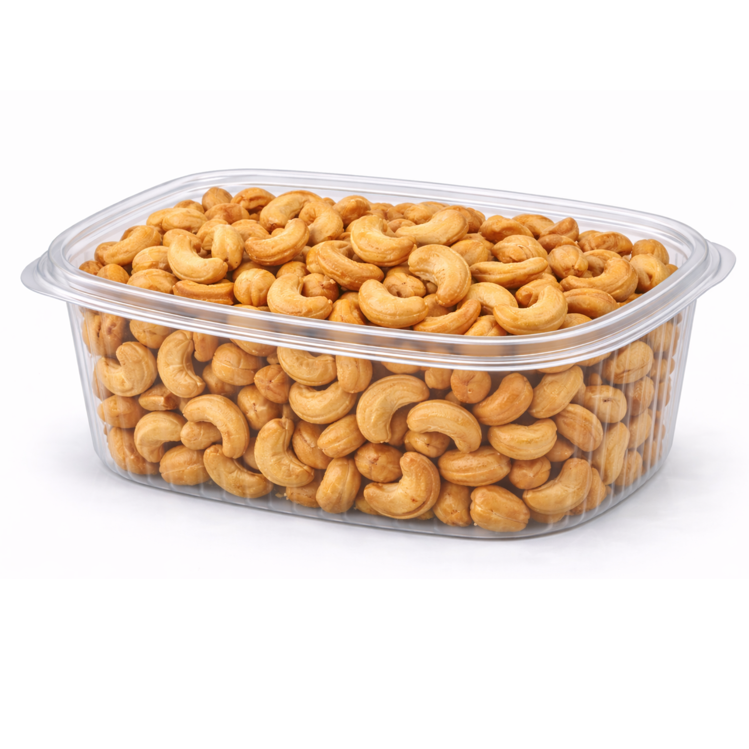 Somoplast 962 Clear Hinged Rect. Salad Container [1000cc] (500 Pcs)