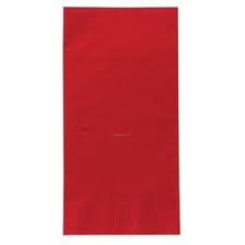 Poppies Red 2-Ply Napkins 8 Fold [40x40cm] - Pack of 2000 for Events & Restaurants  Supply Express