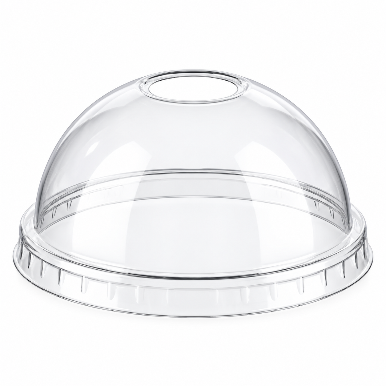 Somoplast 400 - 660ml Clear Domed Lids [12,16 & 20oz] (Pack of 1000)