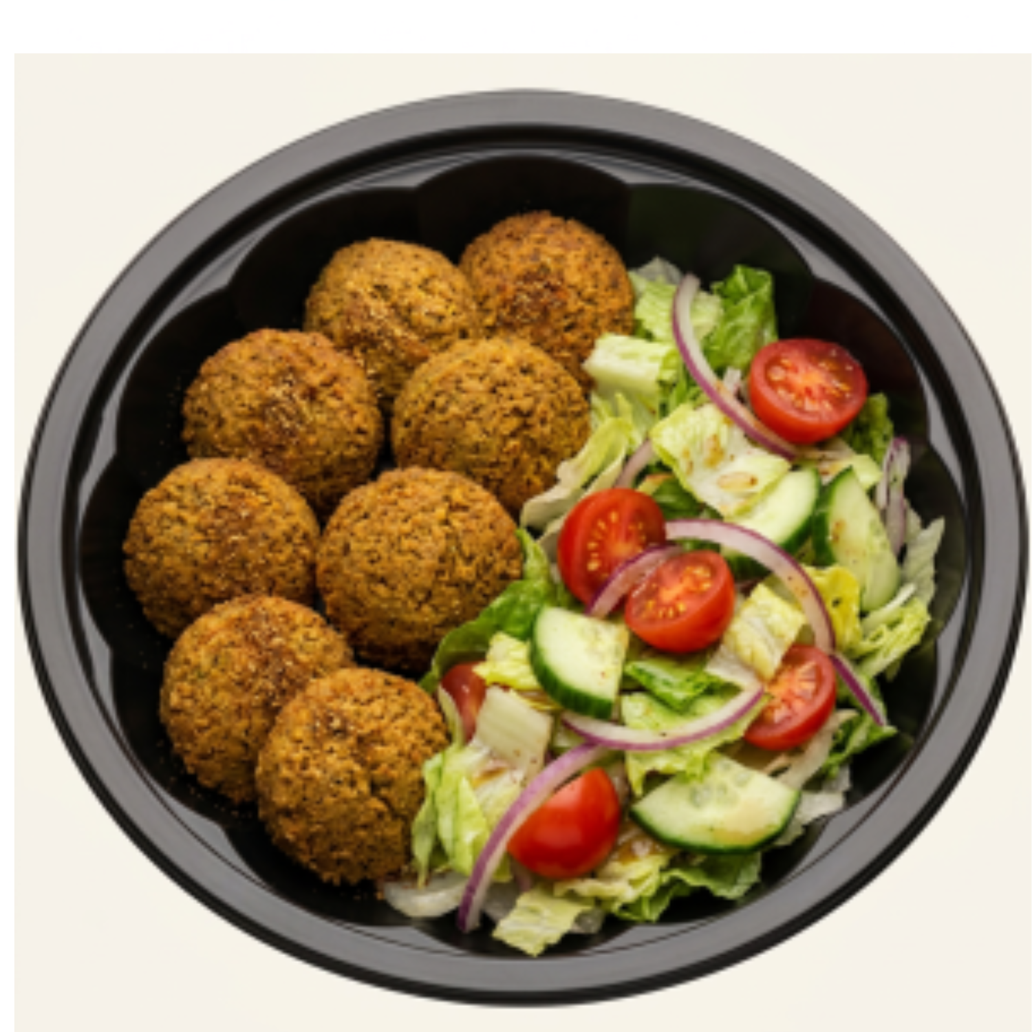 Somoplast 736 Black Bowls 500cc Just for cold food (300 Bowls)