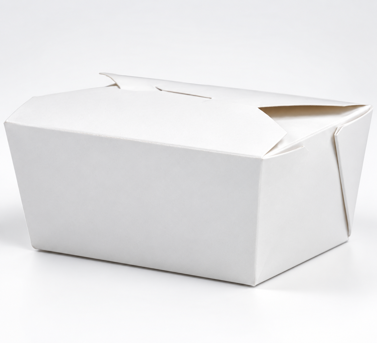 No.8 White takeaway cardboard Meal Box 46oz/1300ml - pack of 250