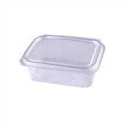 Somoplast [617] Eco Clear Hinged Rect. Salad Nuts Container [450cc] (a pack of 640)