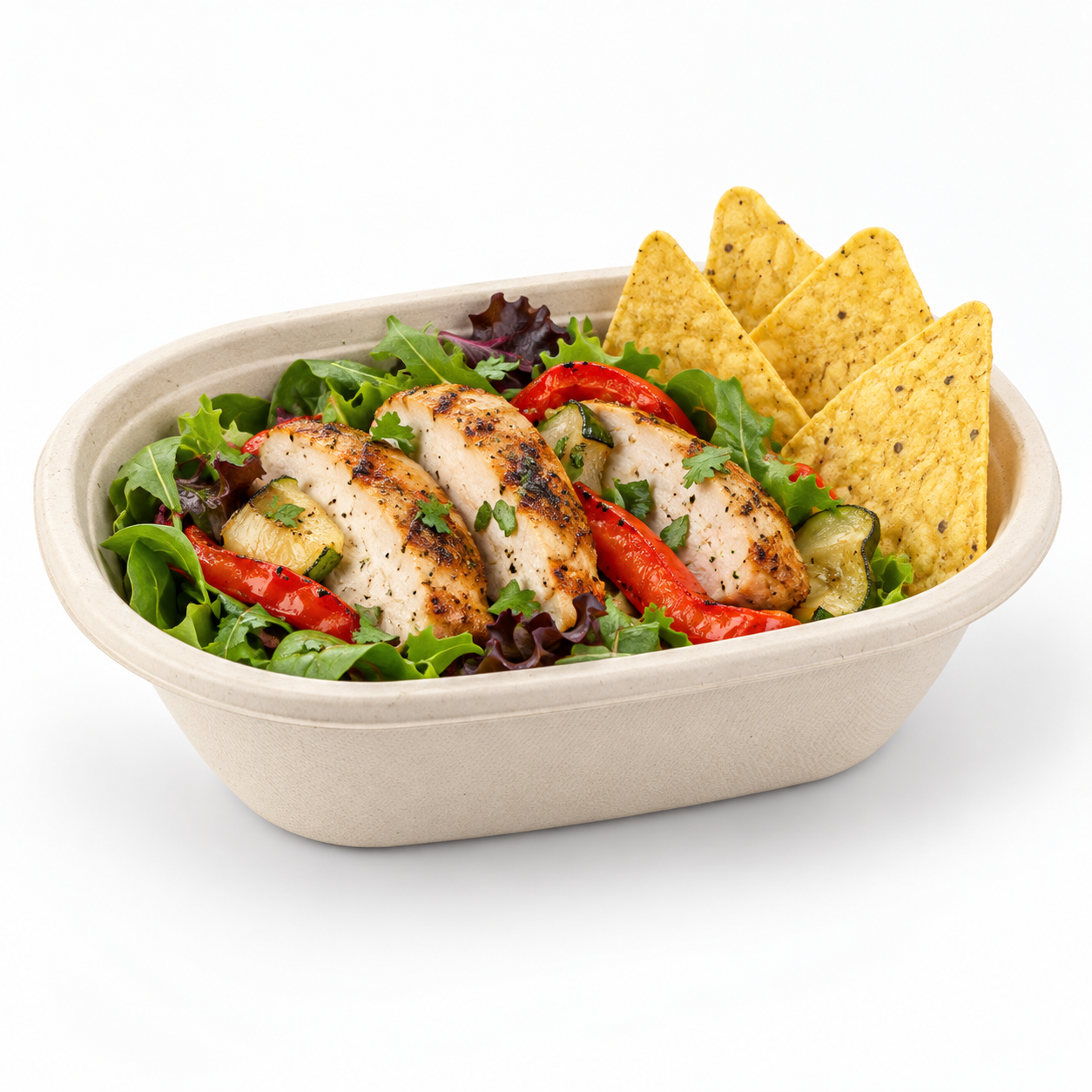 Sabert Eco Street Oval Pulp Bowl PUL18026 770ml - Pack of 300