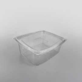 Somoplast [912] Clear Rect. Container [2000cc] Base (a pack of 240)
