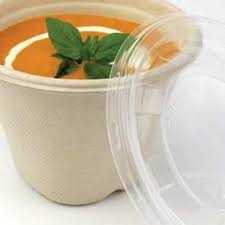 Sabert PP LID For Round 'Hot 2 Go' Pulp Bowl [PUL51201F1000] (Pack of 1000)