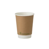 Compostable & Insulated Double Wall Coffee Cup 8oz - Pack of 500