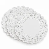 Swantex Round Paper Doyley White 90mm (3.5inch) - Pack of 250