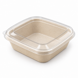 Sabert rPET Lid PUL54124 for Wide Square Pulp Bowl - Pack of 300