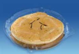 GPI Patipack Clear Hinged Lids Pie Pack 235x50mm XG244 - Pack of 160