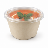 Sabert 250ml Round Hot 2 Go Pulp Bowl  PUL42108HC - Pack of 1000