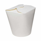 Noodle box White Cardboard Leakproof container 26oz/7500cc (500pcs)