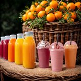 Somoplast 20oz/660ml Clear Plastic  Smoothies cups - pack of 1000