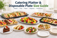 Catering Platter & Disposable Plate Size Guide