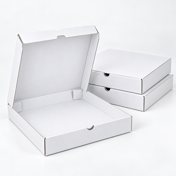White Pizza boxes 14inch - Food Grade Pizza boxes (pack of 100)