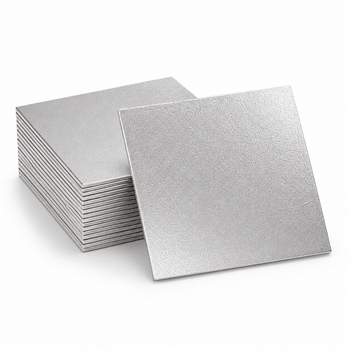 Cake Card Silver Square 16inch Extra Thick - pack of 10