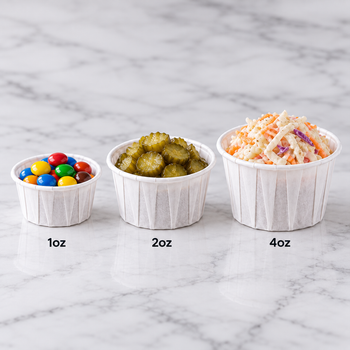Paper Souffle Disposable 4oz Portion Cups F400 ‚ 5000pcs