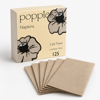 Recycled 2-Ply Napkins 33x33cm 8-Fold - Pack of 2000