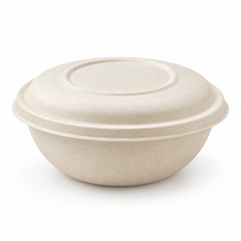 Sabert Pulp Lids for Buddha Round Pulp Bowl PUL52032PUL (300 Pack)