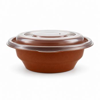 Somoplast 832 Brown Microwavable Bowls 500cc (Pack of 300)