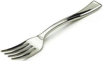 Sabert Silver Plastic Forks ‚ 18.5cm (Pack of 500)