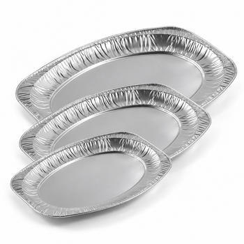 22-Inch Oval Aluminium Platter (Pack of 60)