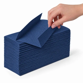 Blue C-Fold Hand Towels 1-Ply 31x23cm - Pack of 2880 Sheets