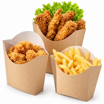 KRAFT Biodegradable CHIP SCOOPS LARGE (a Pack of 500)