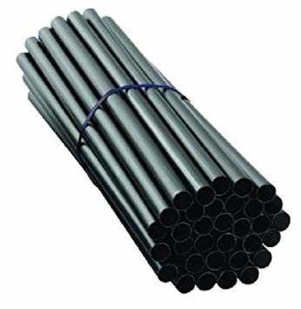 Biodegradable Black Paper Straight Straw 200mm x 6mm (a pack of 250)