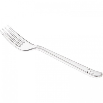 Plastic Clear Forks (a pack of 1000)