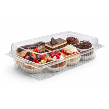 GPI Traitipack [X105H80] Clear Hinged Container (200 Pcs)