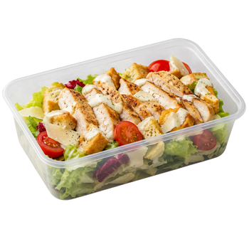 Hippo 650cc Microwave Container & Lid (Pack of 250 sets)