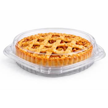 GPI Patipack XG214 Clear Hinged Pie Pack  Container (Pack of 210)