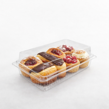 GPI Traitipack Clear Hinged Bakery Container X10H66 (336 Pcs)