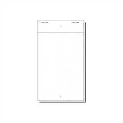 Waiter Pad [12] Single 63x127mm(a pack of 100)