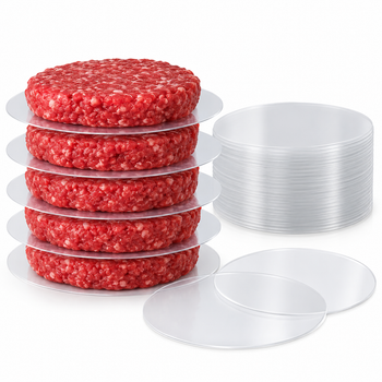 Clear Burger Disc [5inch] (a pack of 5000)