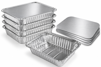 Card Board Lid for Foil Container [6x8.inch] (a pack of 900)