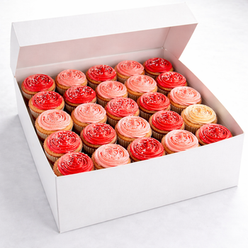 Wholesale White Folding Cake Boxes 9x9x4 inches (100 Boxes)