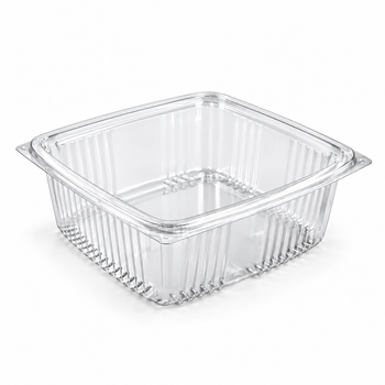 Somoplast [912] Clear Rect. Container 2000cc, Base (240 Pcs)