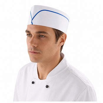 Forage Hat White and Blue Striped (a pack of 100)