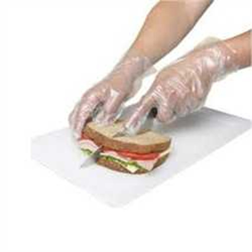 Polythene Gloves Large Clear - Pack of 100