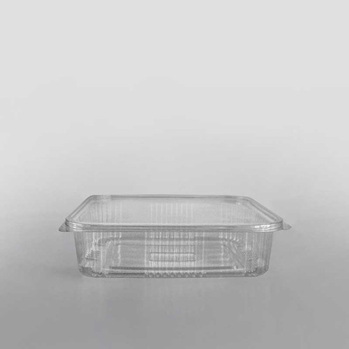 Somoplast Clear Hinged Rectangular Container 968 1100cc - Pack of 250