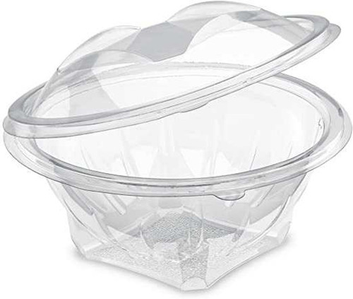Somoplast 984 Round Hinged lid Salad Bowl (1000cc) - Pack of 300