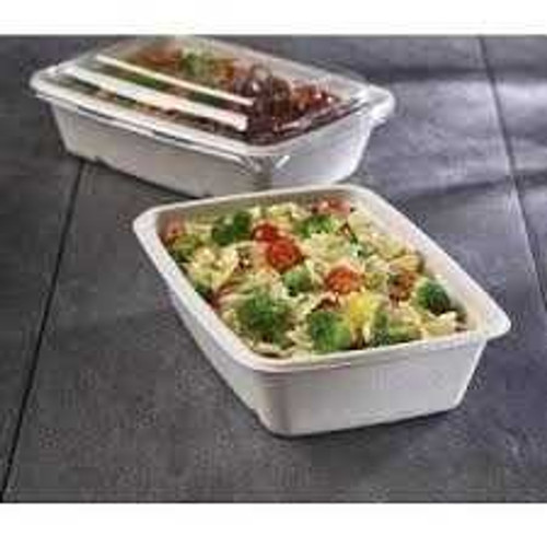 Sabert RPET Lids for Rectangular Containers PUL51601 - Pack of 300