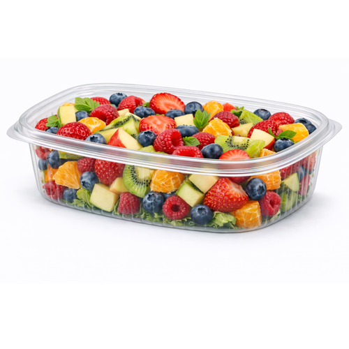 Somoplast 961 Clear Hinged Rectangular Container 750cc (Pack of 500)
